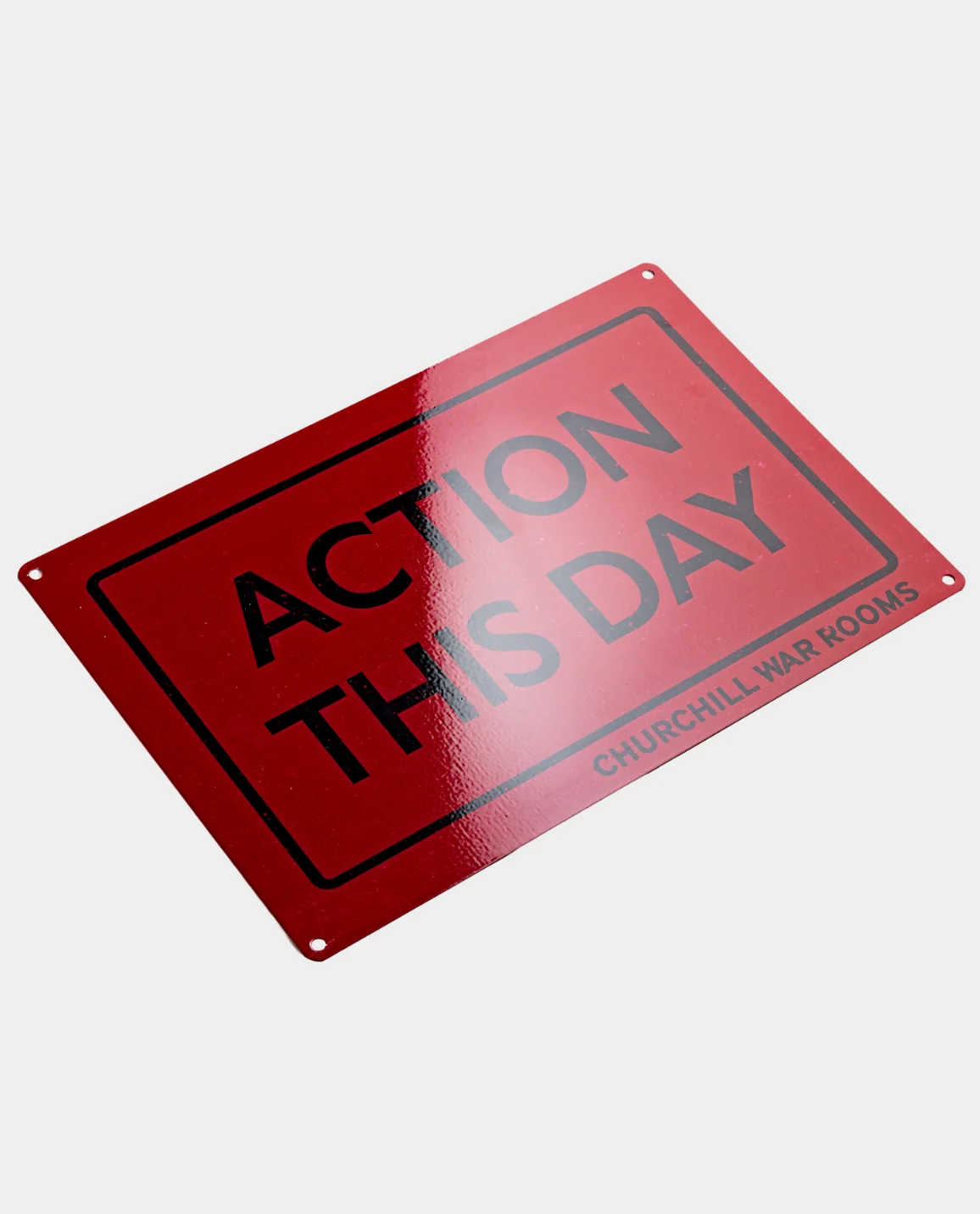 Action This Day Metal Sign - Image 3