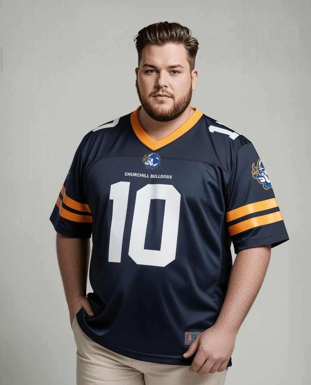 Churchill Bulldogs American Football Jersey - Image 4