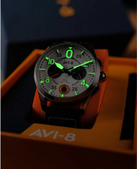 AVI-8 IWM Spitfire Lock Chronograph Watch - Image 3