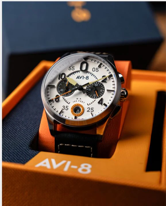 AVI-8 IWM Spitfire Lock Chronograph Watch - Image 4