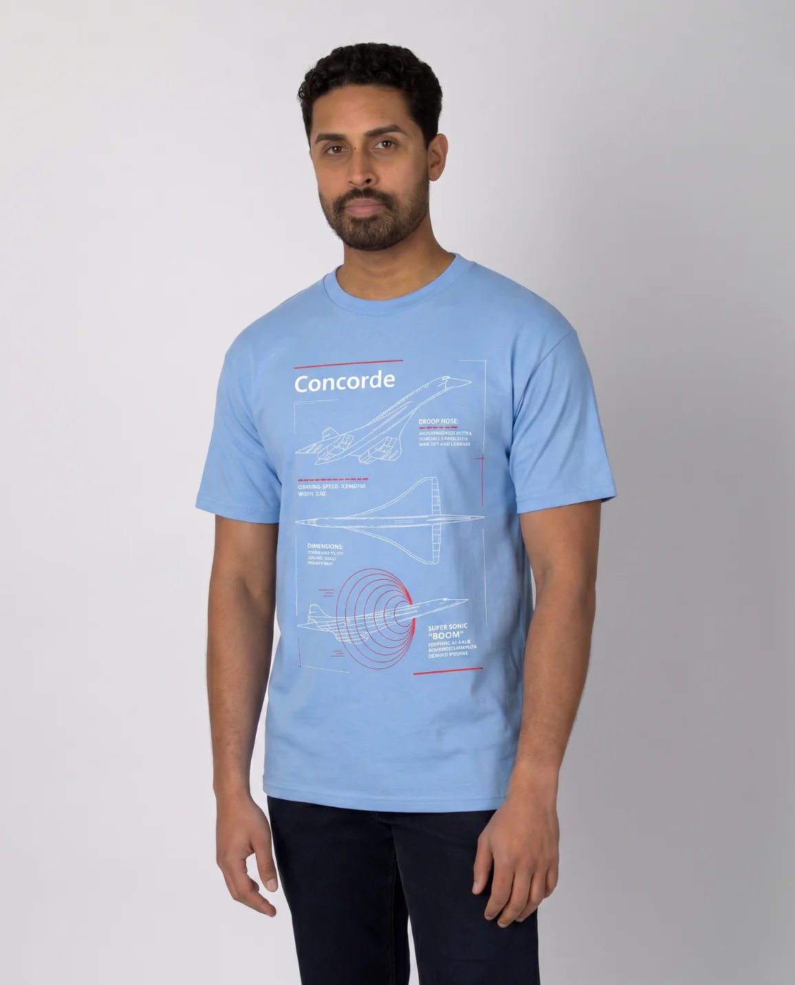 Blue Concorde T-shirt - Image 4