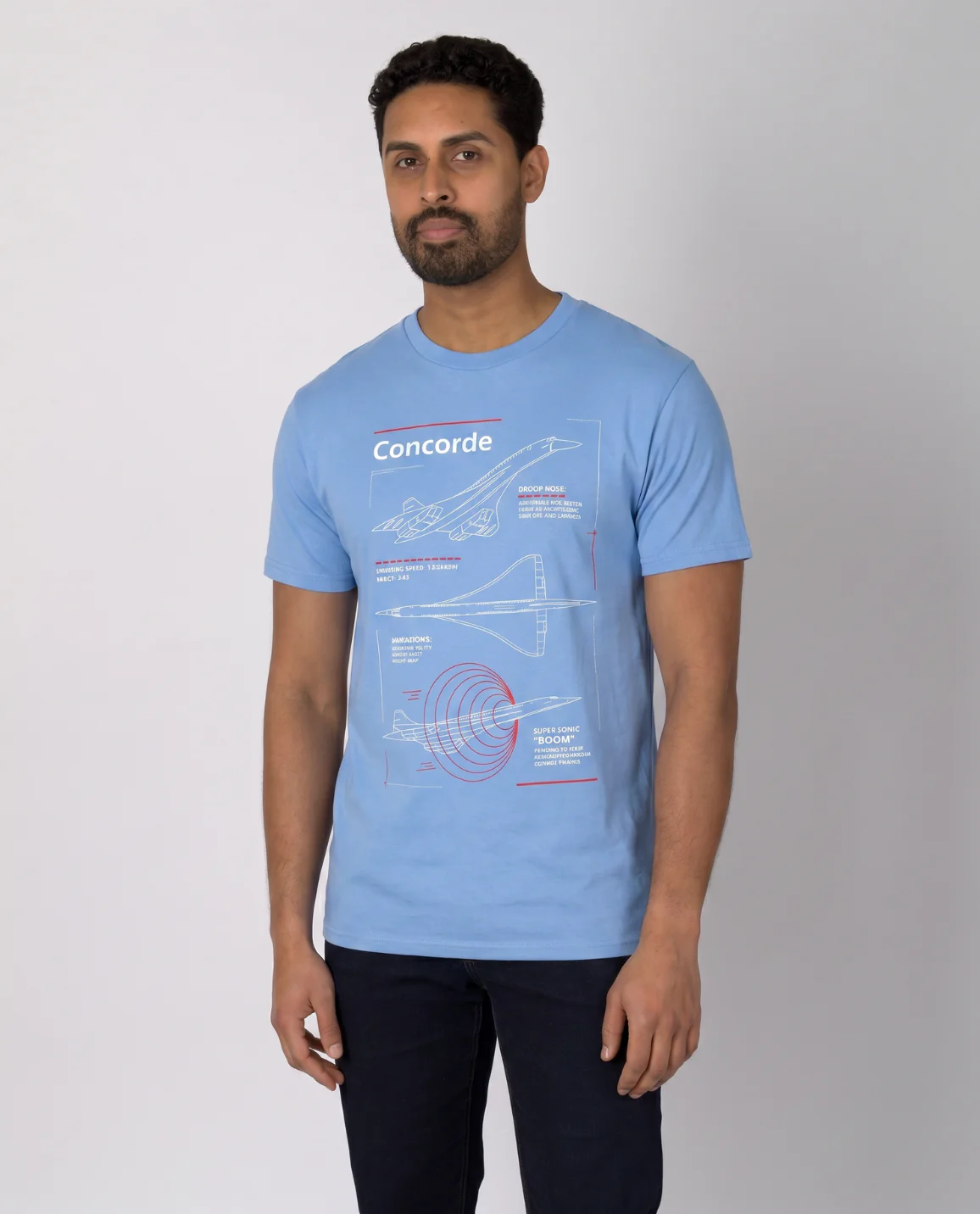 Blue Concorde T-shirt - Image 5