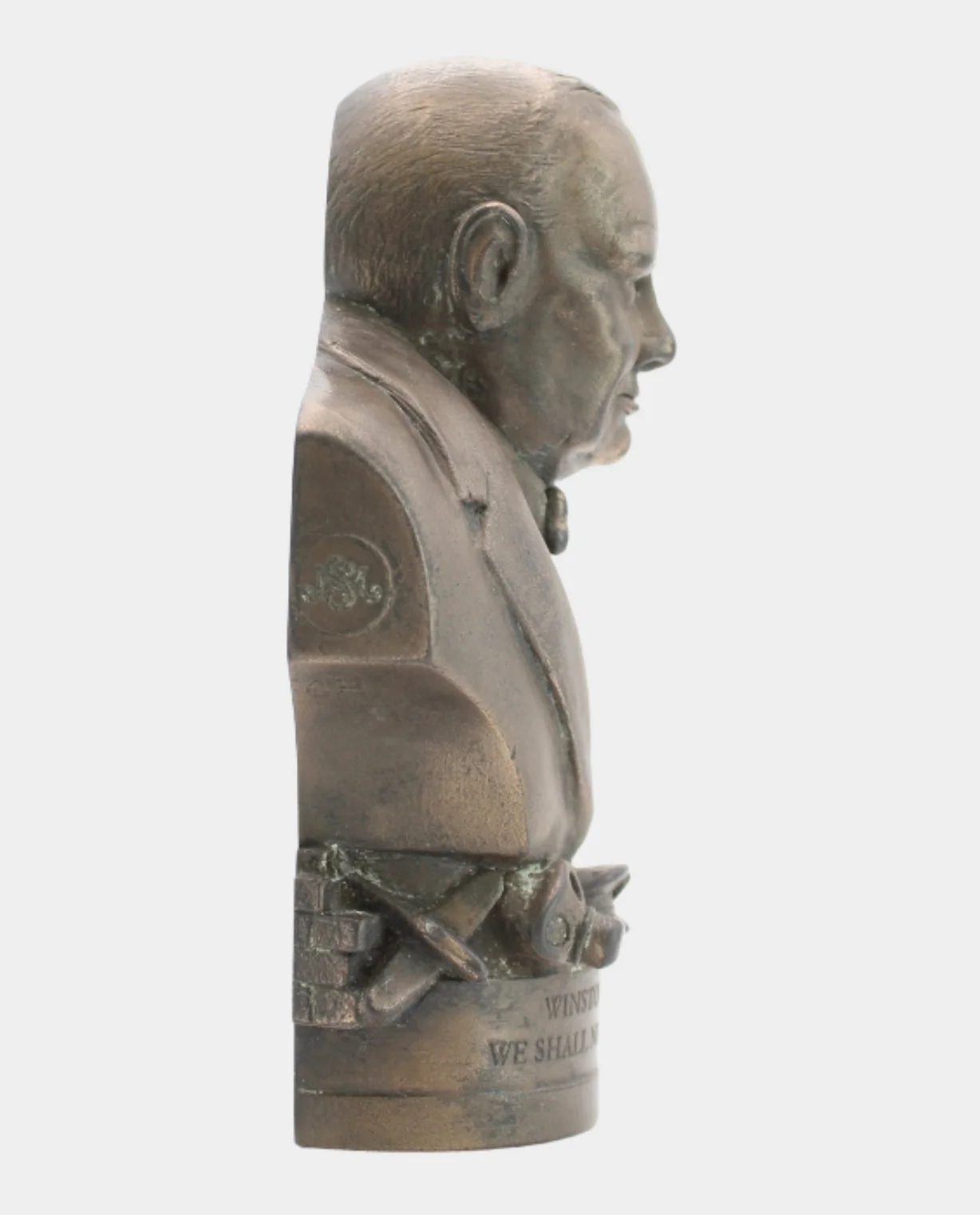 Bronze Churchill Bust - Image 3