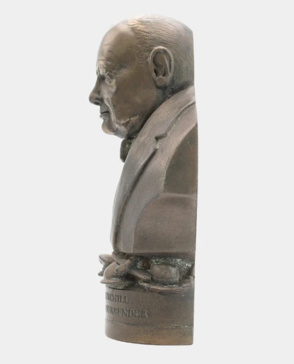 Bronze Churchill Bust - Image 5