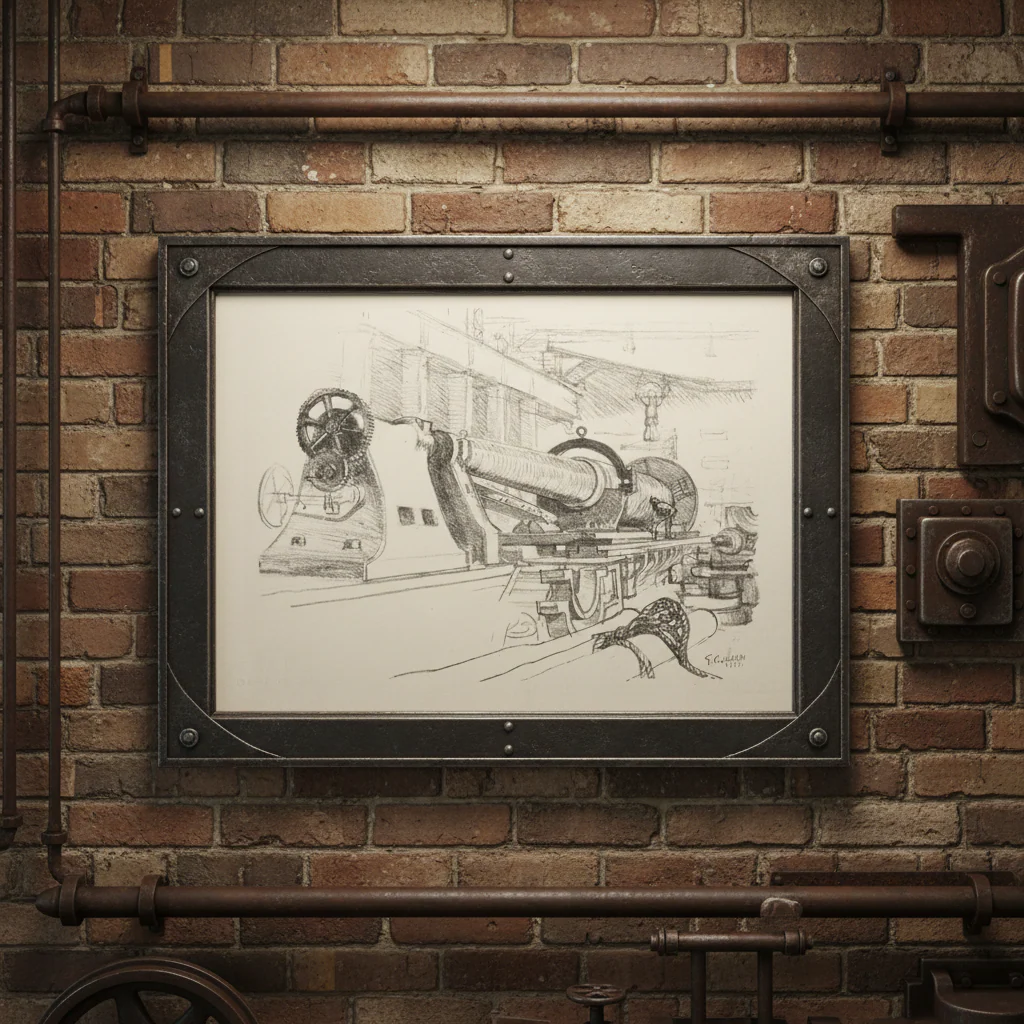 Making Guns Turning A Big Gun by George Clausen - Image 3