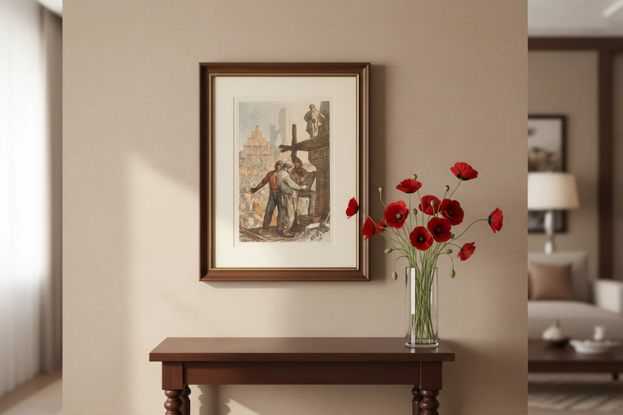 The Reconstruction of Belgium by George Clausen - Image 2
