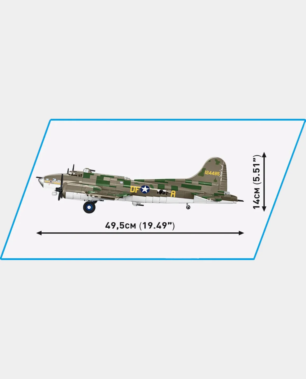COBI B-17 Flying Fortress Brick Set - Image 5