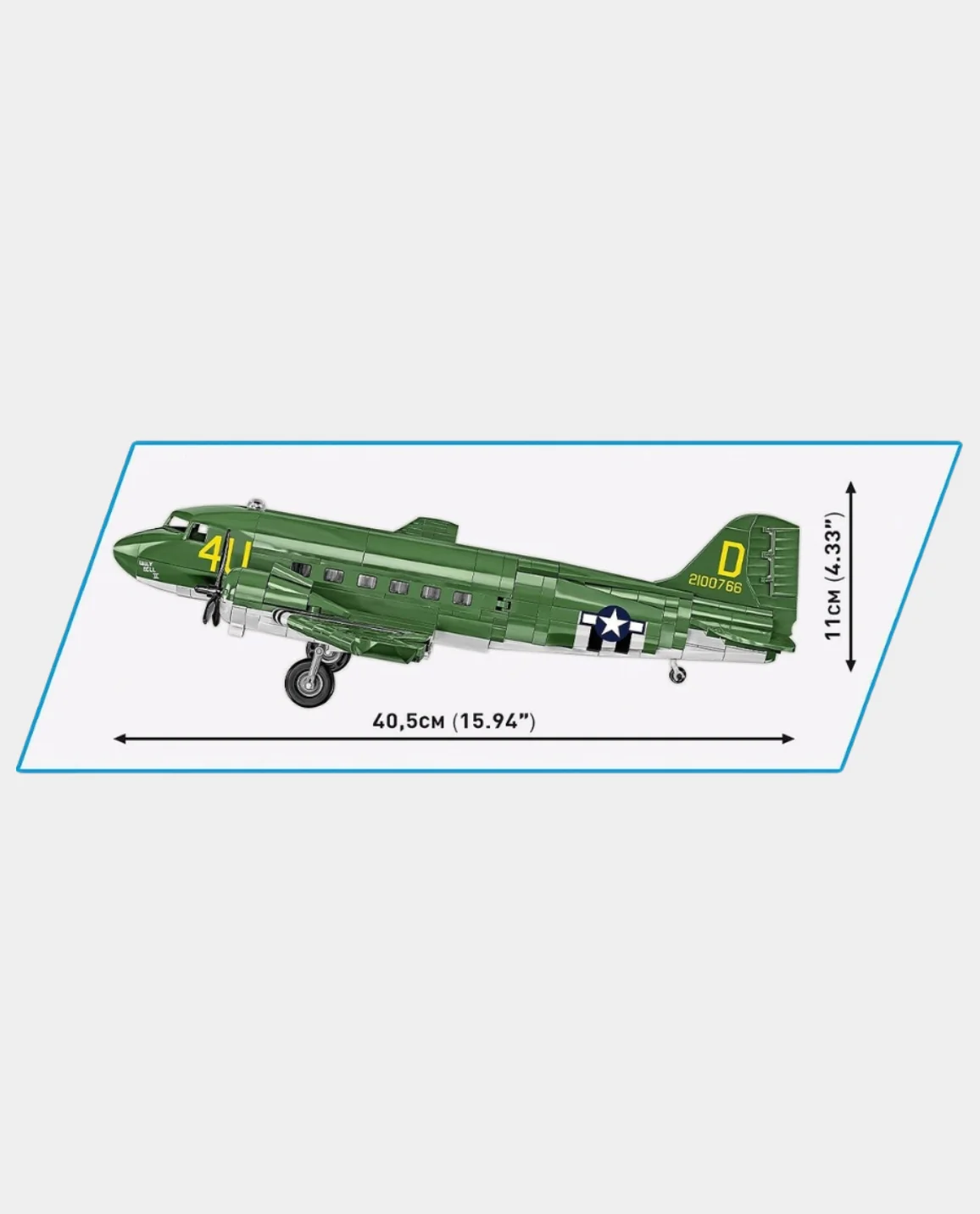 COBI Douglas C47 Skytrain Brick Set - Image 7