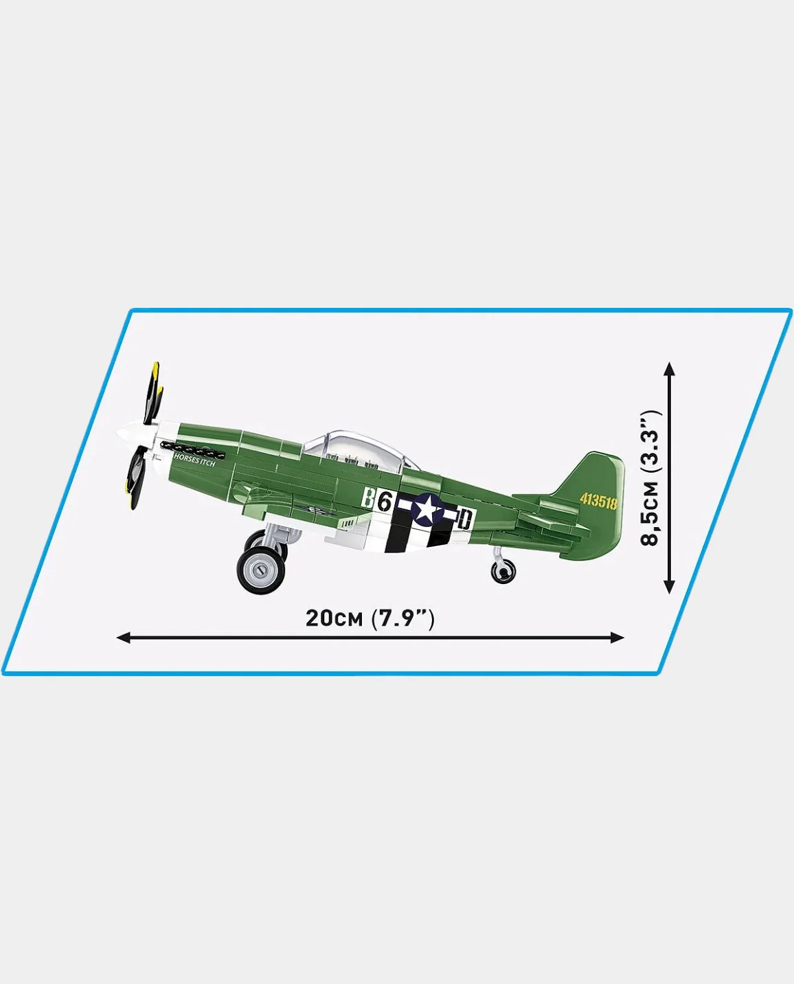 COBI Mustang P51 Brick Set - Image 8