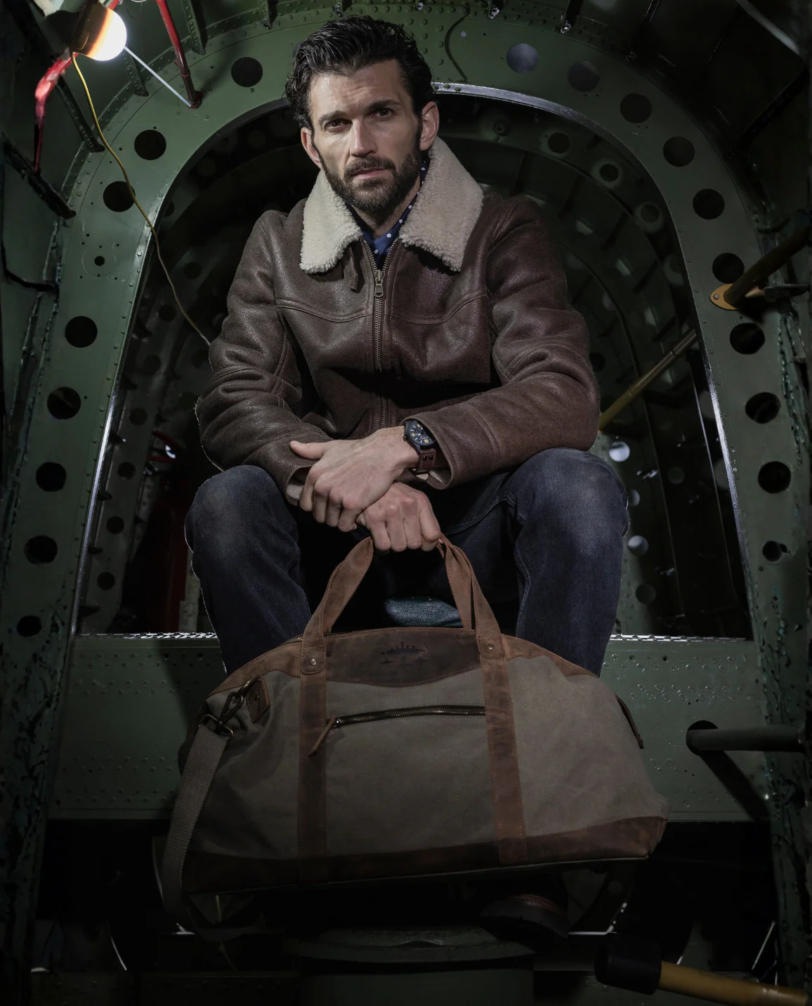 Lancaster Canvas Holdall Bag - Image 3