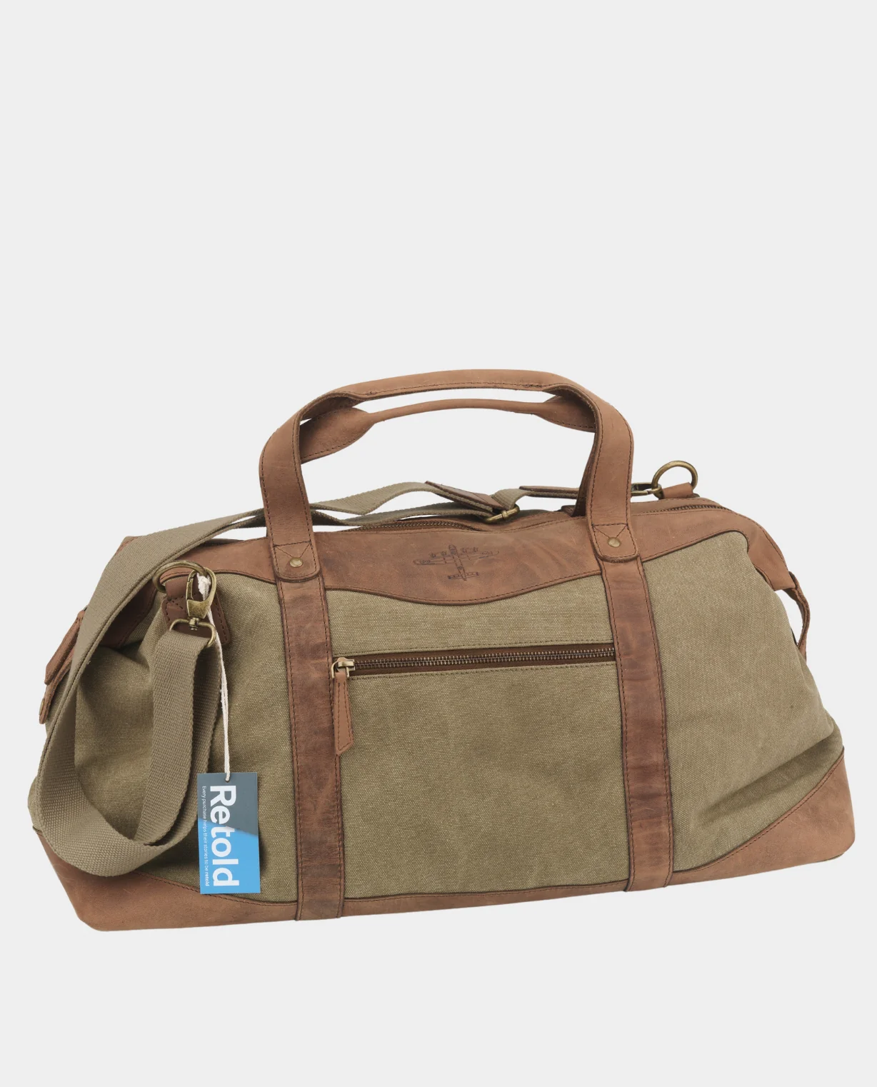 Lancaster Canvas Holdall Bag - Image 9