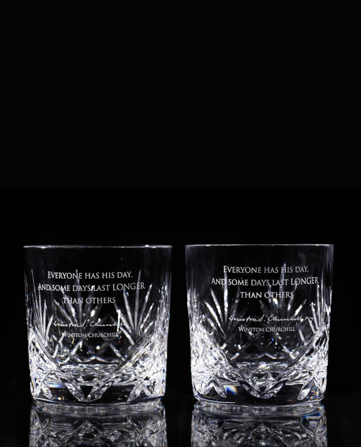 Crystal Scotch Whisky Glasses Set Of 2 - Image 3