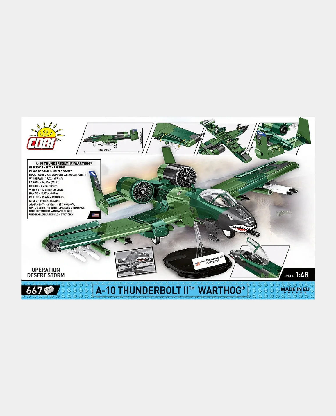 COBI Thunderbolt A10 Brick Set - Image 3