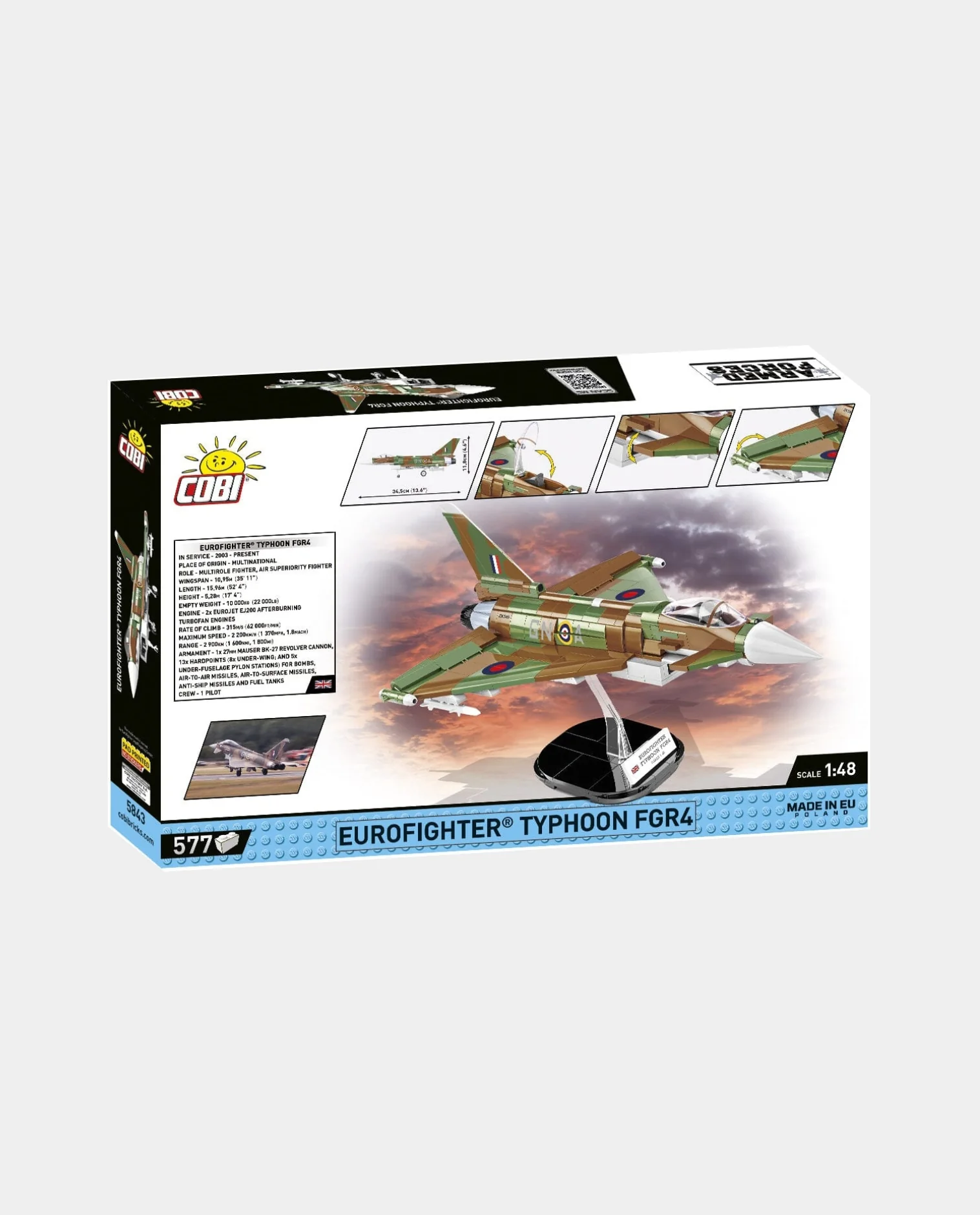 COBI Eurofighter Typhoon FGR4 Brick Set - Image 3