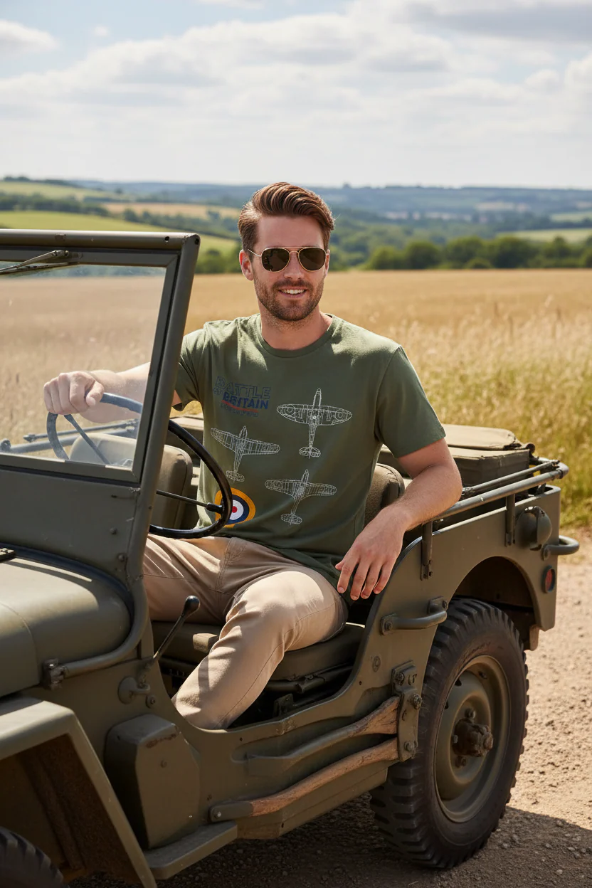 Battle of Britain Green T-Shirt - Image 2
