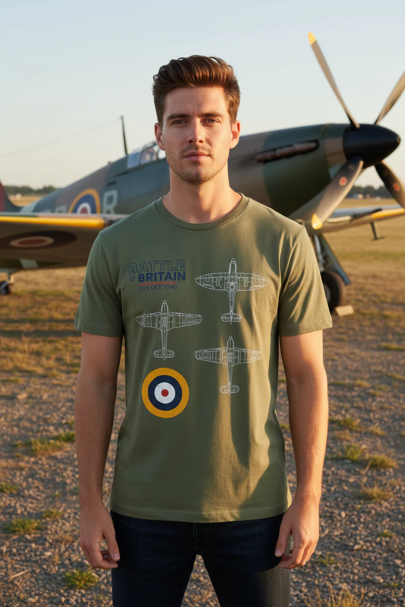 Battle of Britain Green T-Shirt - Image 3
