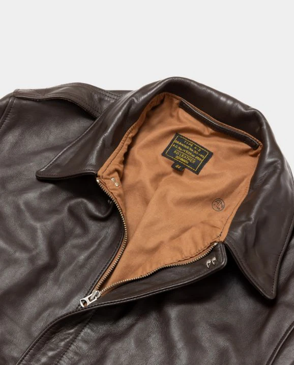 Leather Bomber Jacket - Image 5