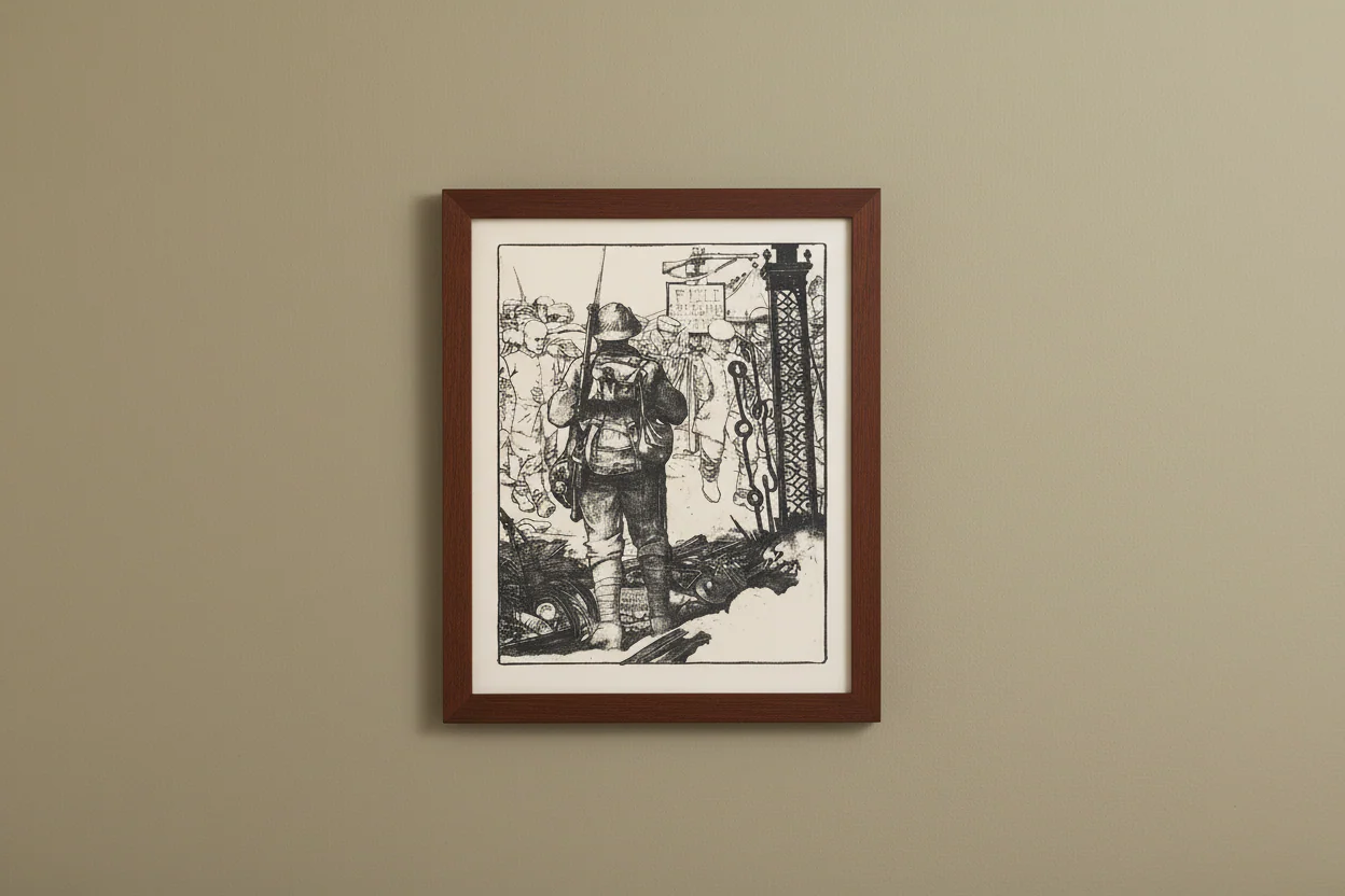 Making Soldiers Bringing In Prisoners by Eric Kennington - Image 3