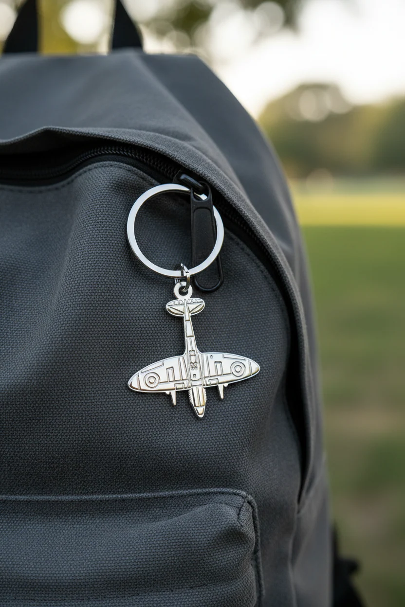 Spitfire Blueprint Keyring - Image 2