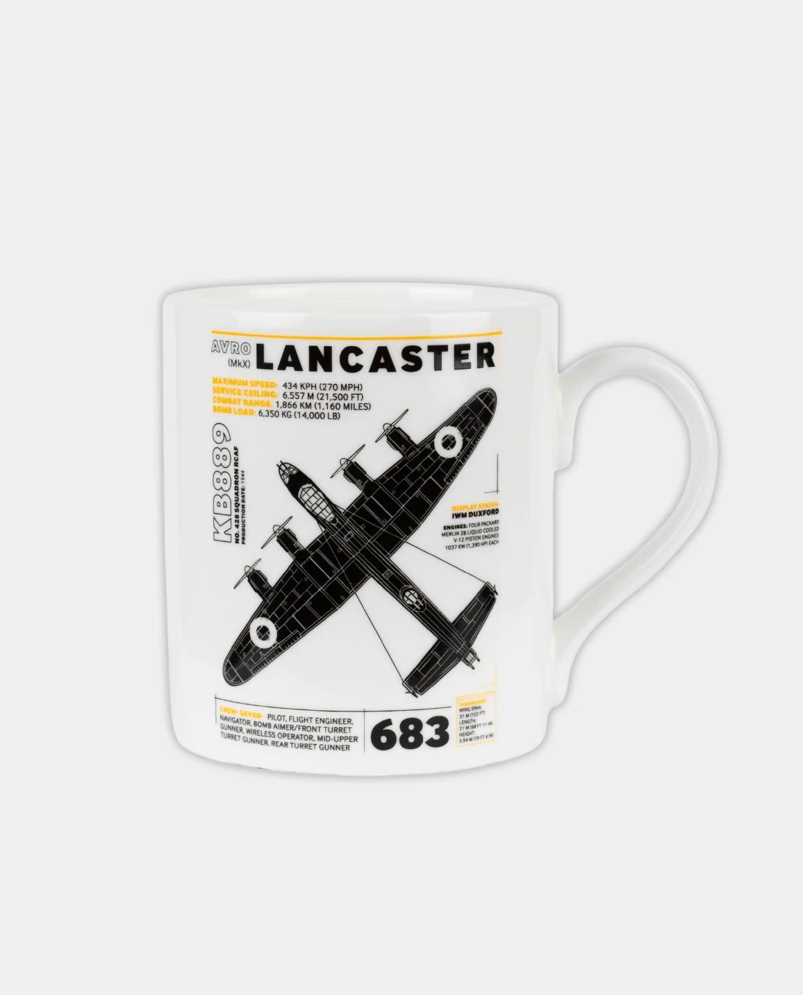 Lancaster Bomber Mug and Socks Gift Set - Image 3