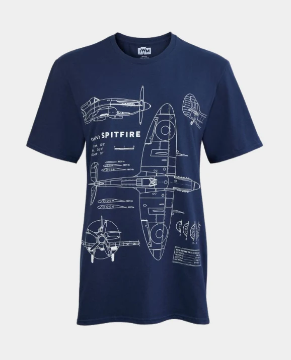 Spitfire Blueprint T-Shirt - Image 7