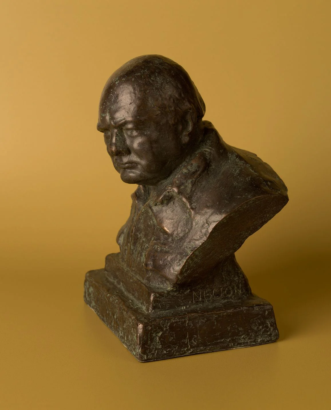 Nemon Siren Suit Bronze Churchill Bust - Image 2