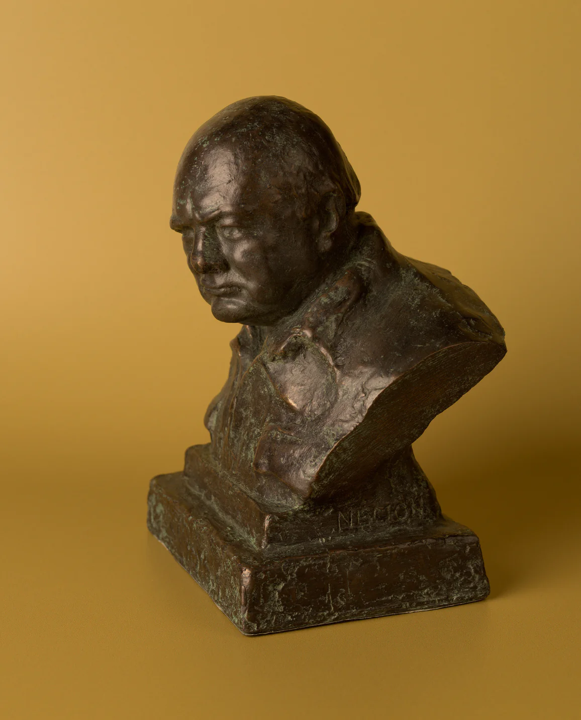 Nemon Siren Suit Bronze Churchill Bust - Image 3