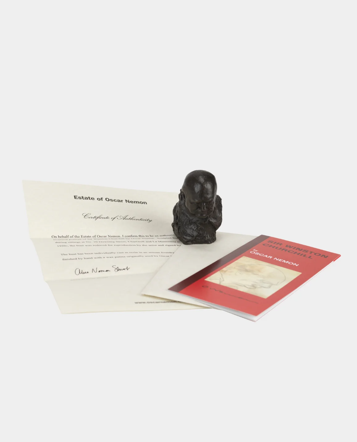 Nemon Small Bronze Churchill Bust - Image 3
