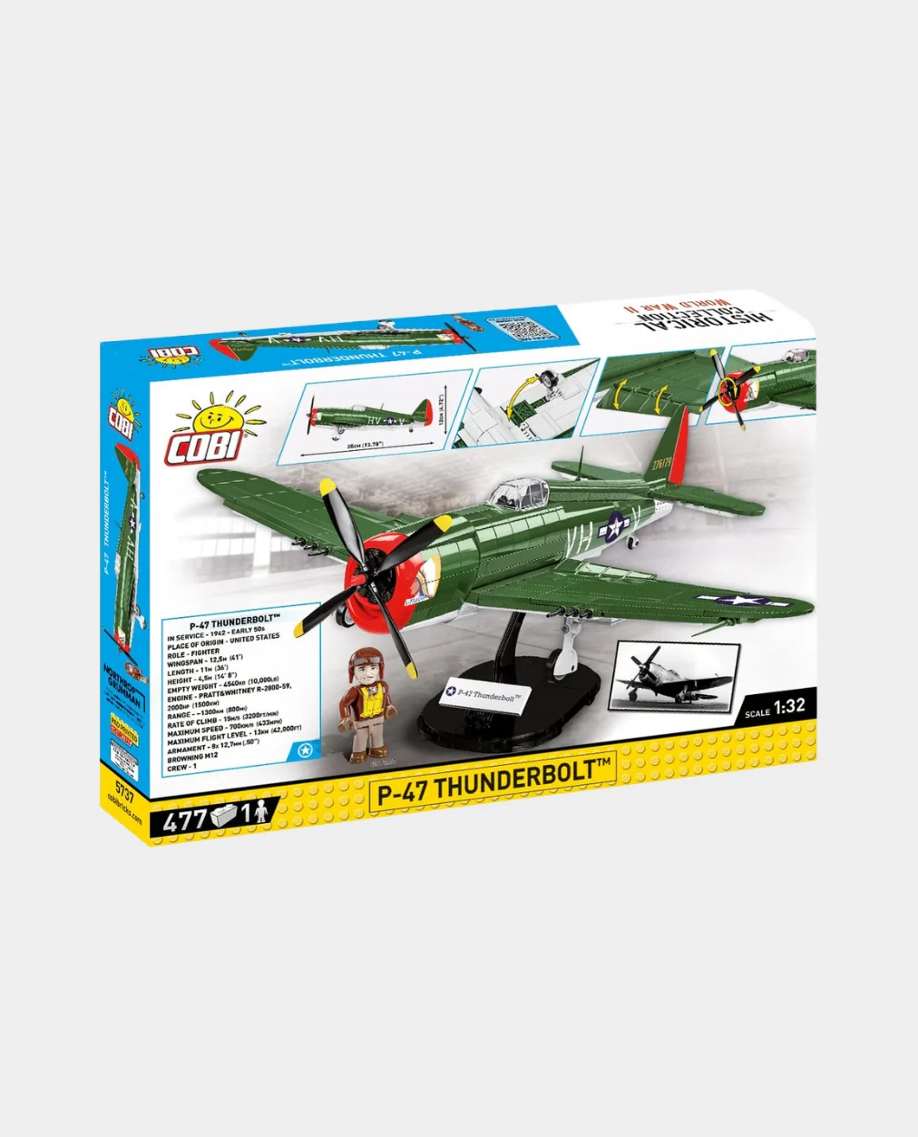 COBI P-47 Thunderbolt Brick Set - Image 2