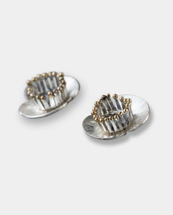 Poppy Flower Studs - Image 3