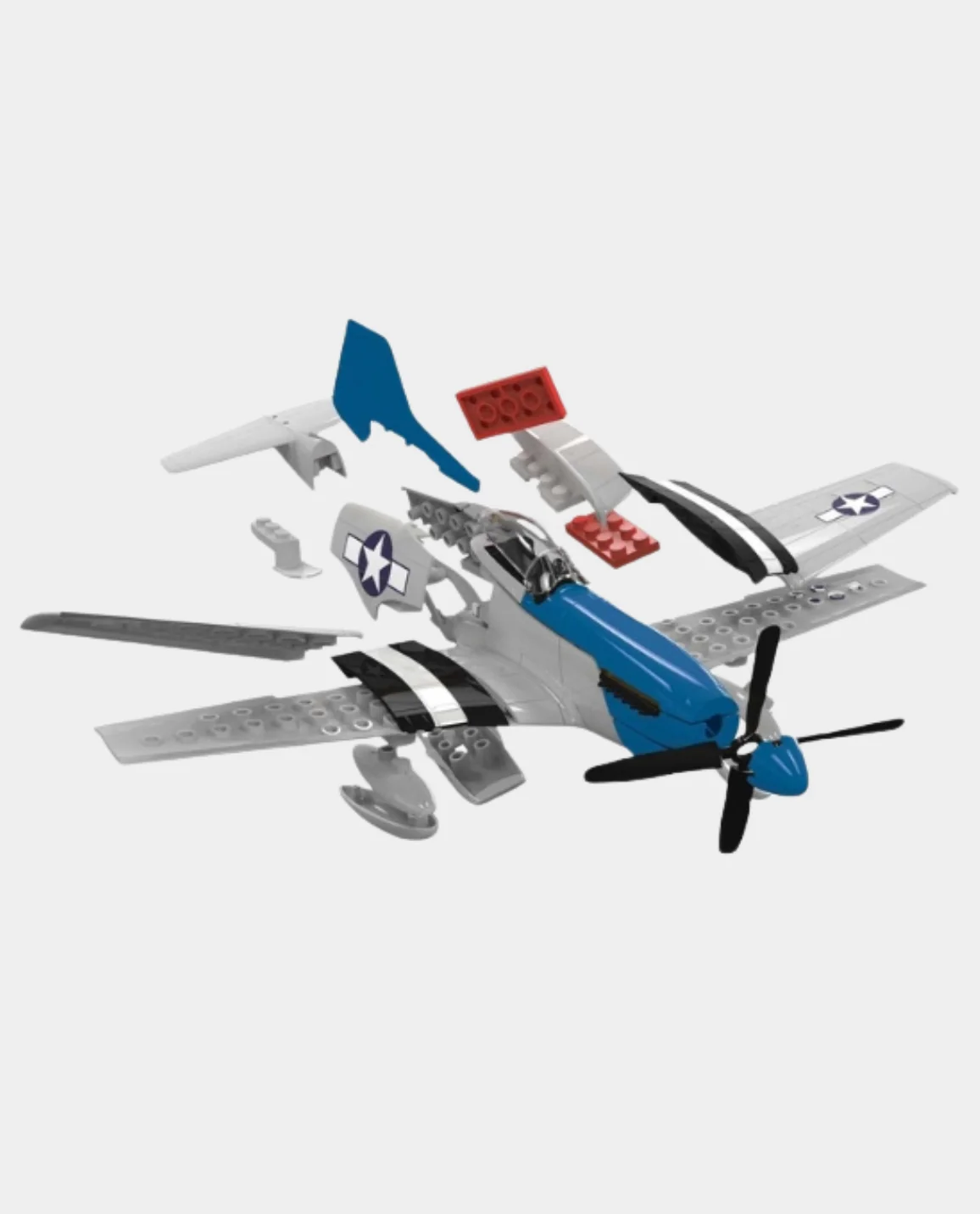 Quickbuild D-Day P-51D Mustang - Image 3