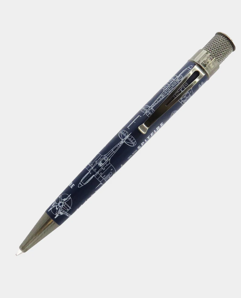 Retro 51 Spitfire Blueprint Rollerball Pen - Image 5