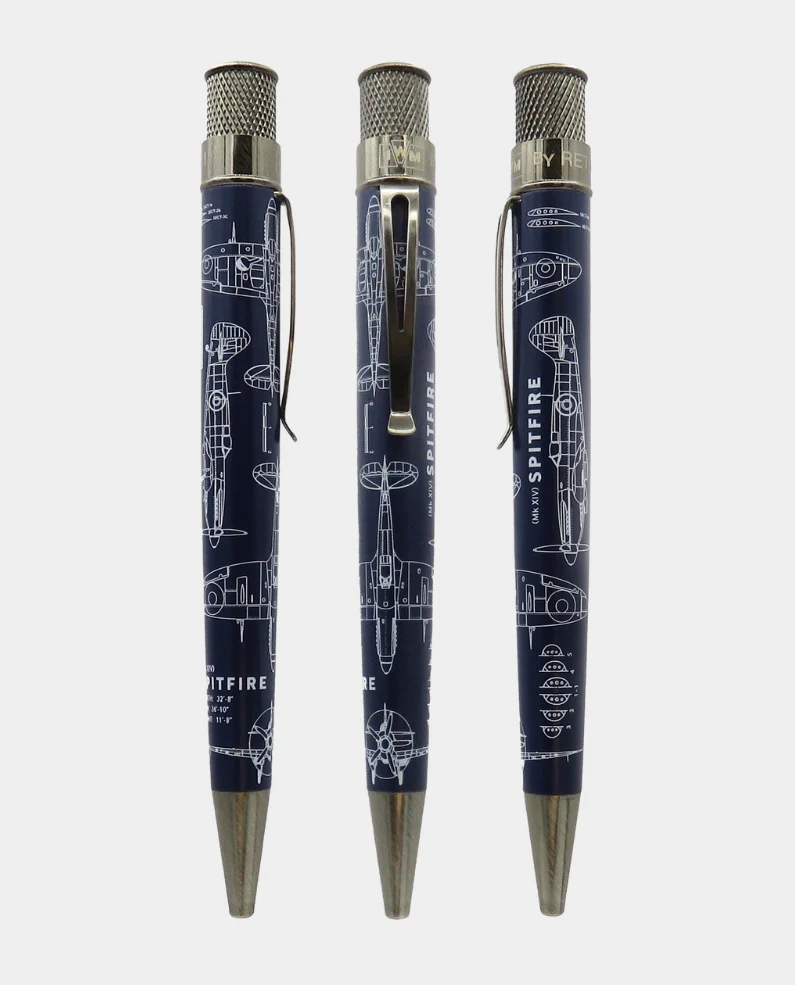 Retro 51 Spitfire Blueprint Rollerball Pen - Image 6