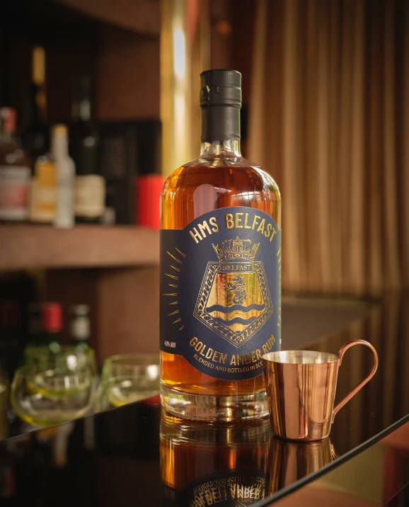 Historic HMS Belfast Navy Rum - Image 2