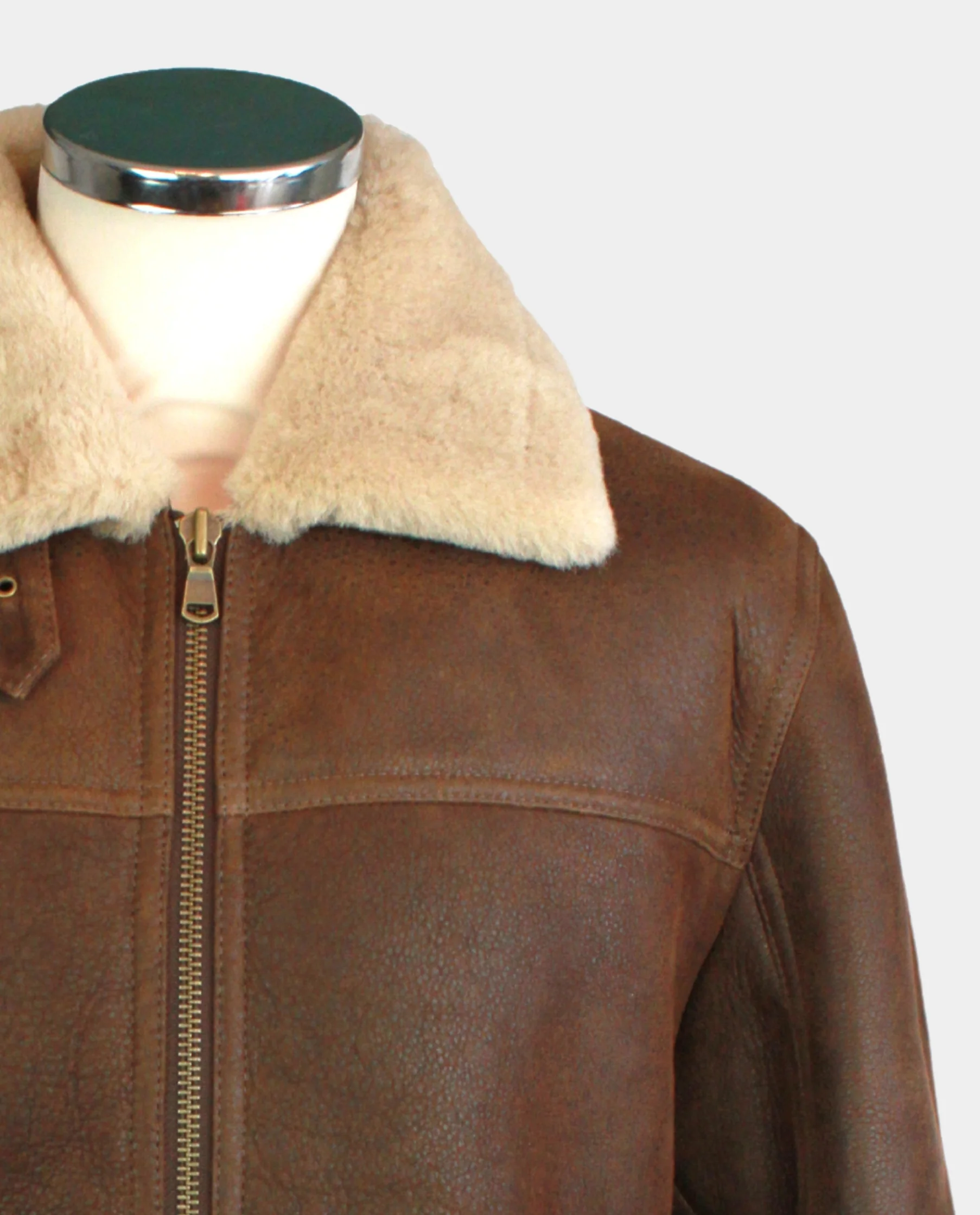 Sheepskin Flying Jacket - Image 4