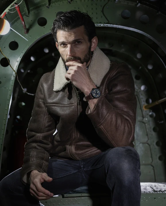 Sheepskin Flying Jacket - Image 6
