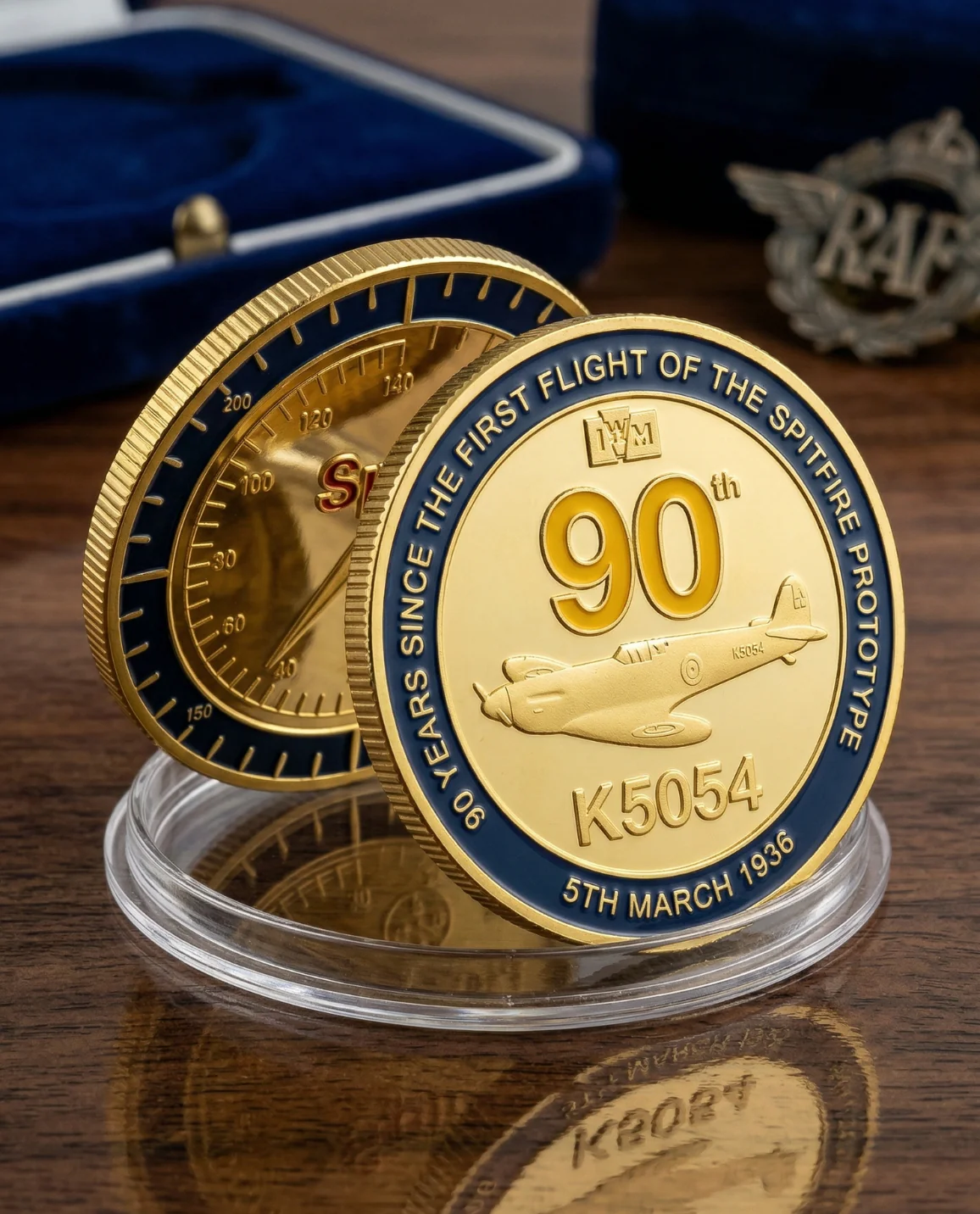 Spitfire 90th Anniversary Souvenir Coin - Image 5