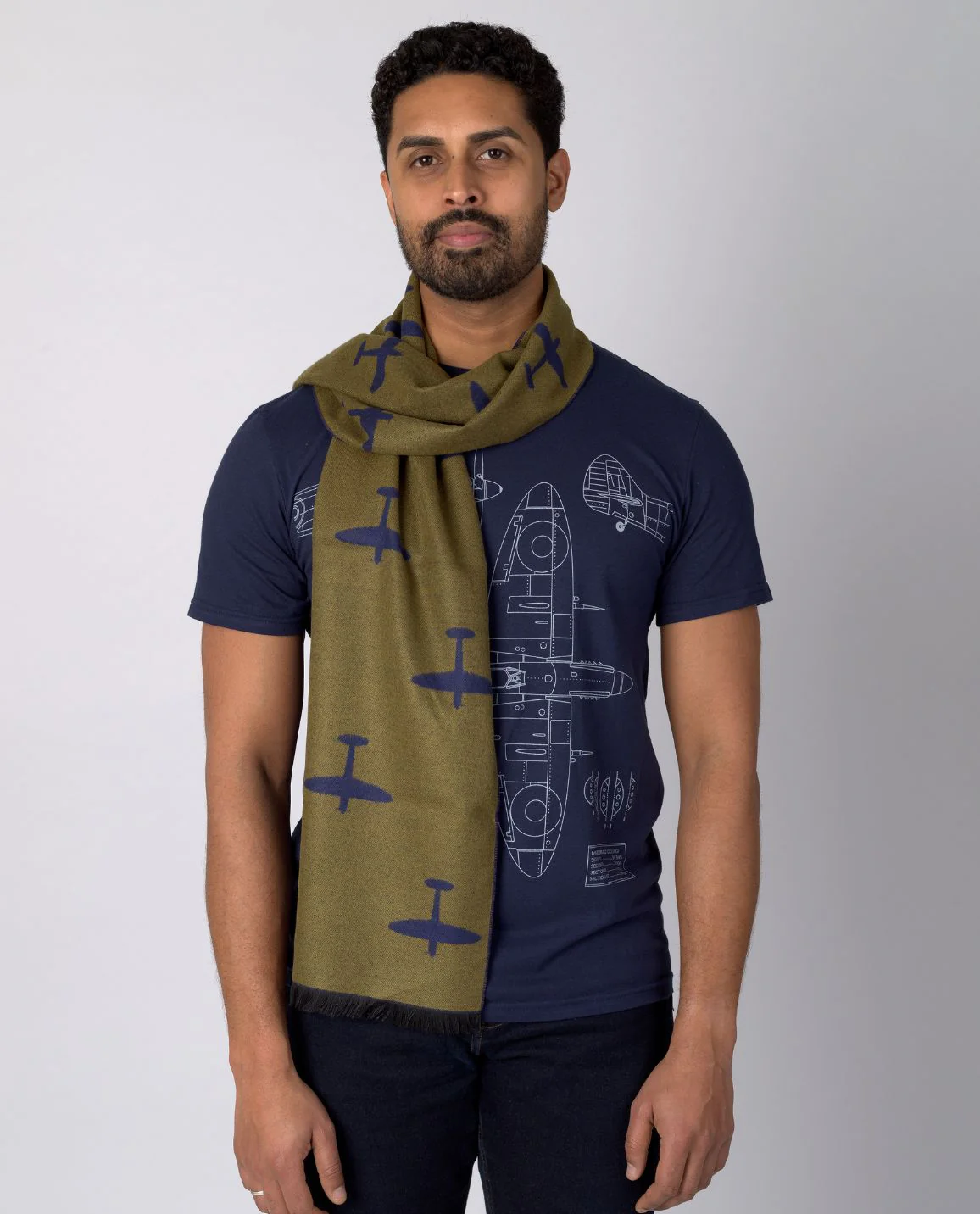 Spitfire Wool Beanie and Scarf Set - Image 5