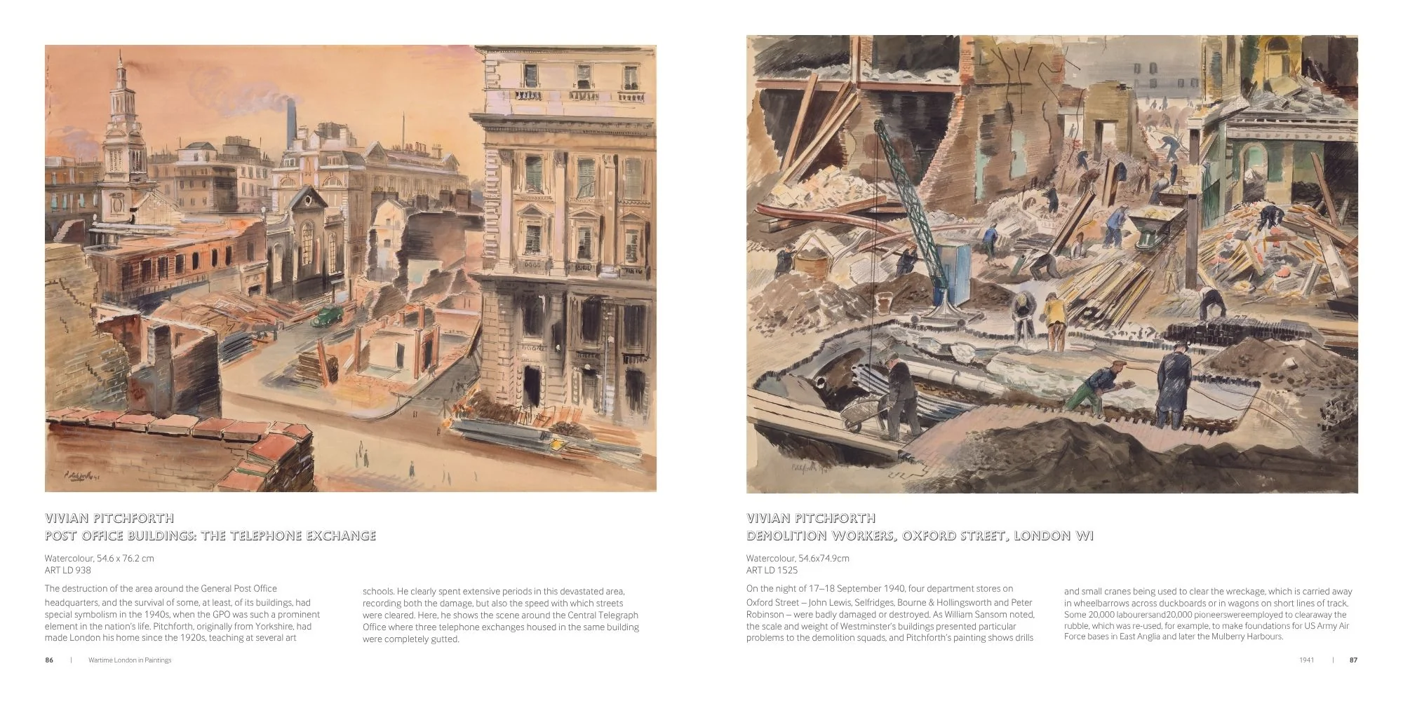 Wartime London in Paintings - Image 10