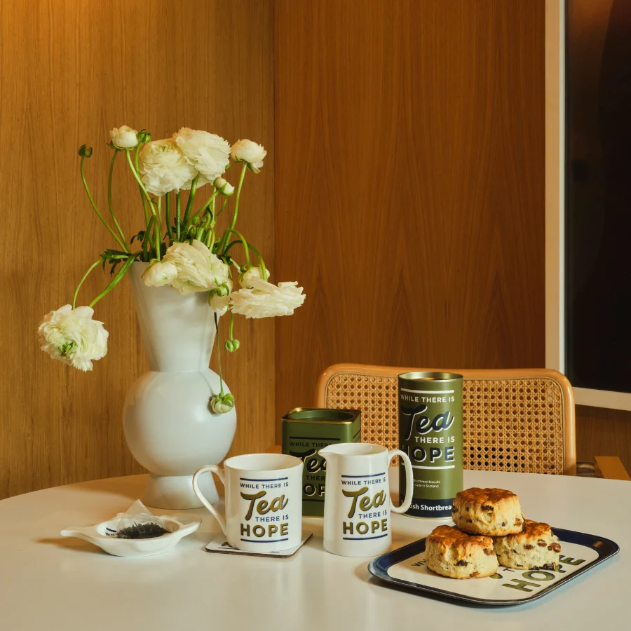 While There is Tea There is Hope Mug and Coaster Gift Set - Image 3