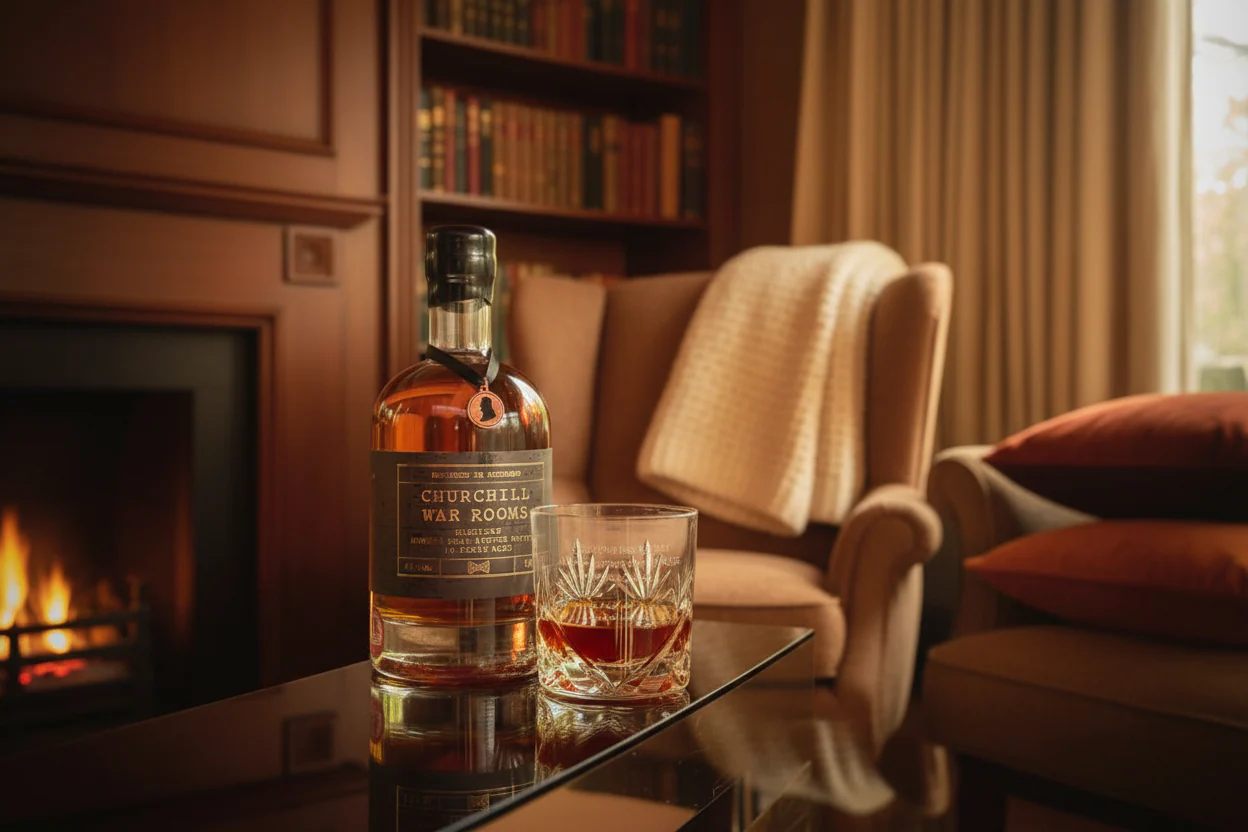 Churchill Signature Whisky & Crystal Glasses Gift Set - Image 3