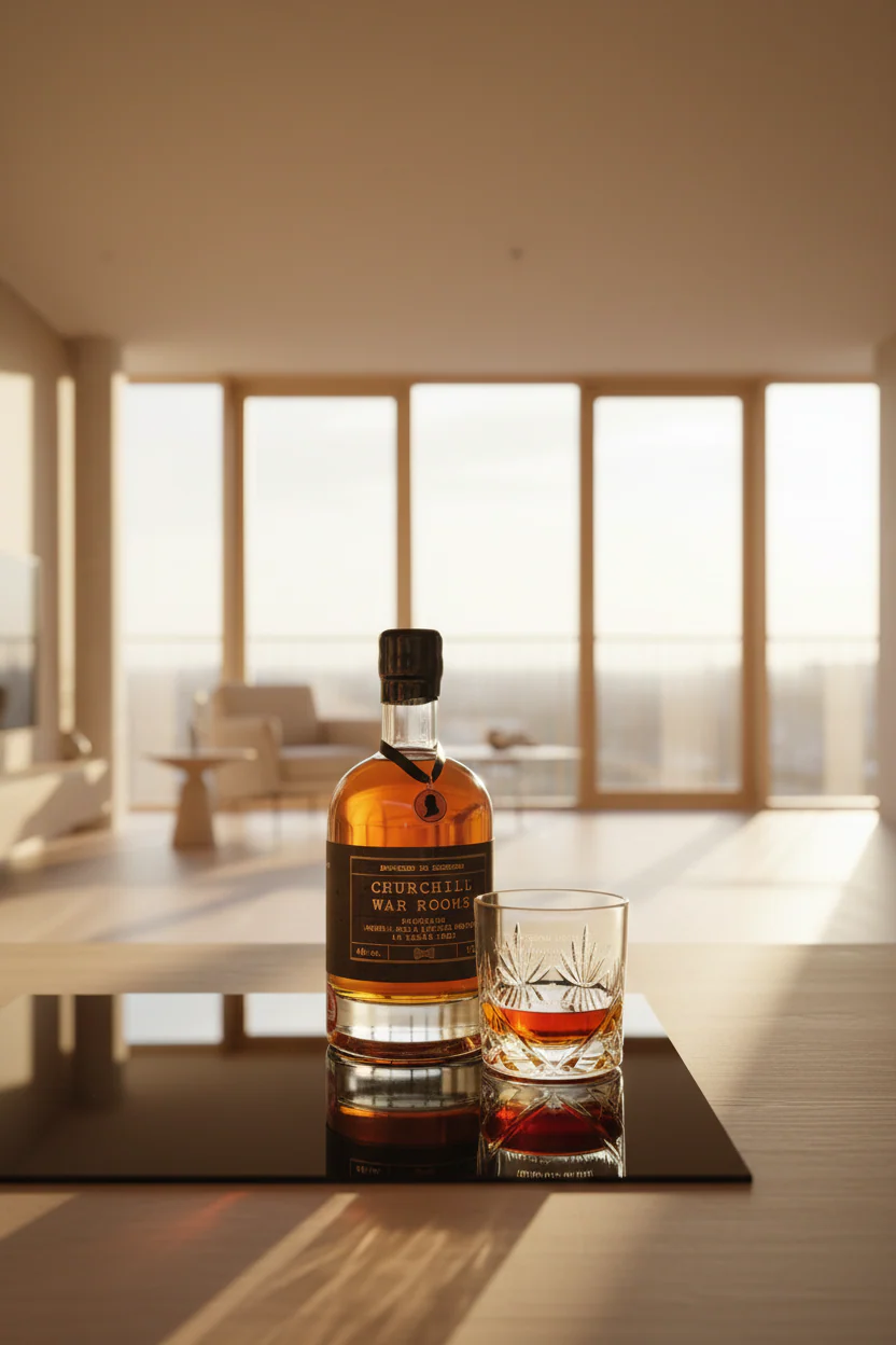 Churchill Signature Whisky & Crystal Glasses Gift Set - Image 4