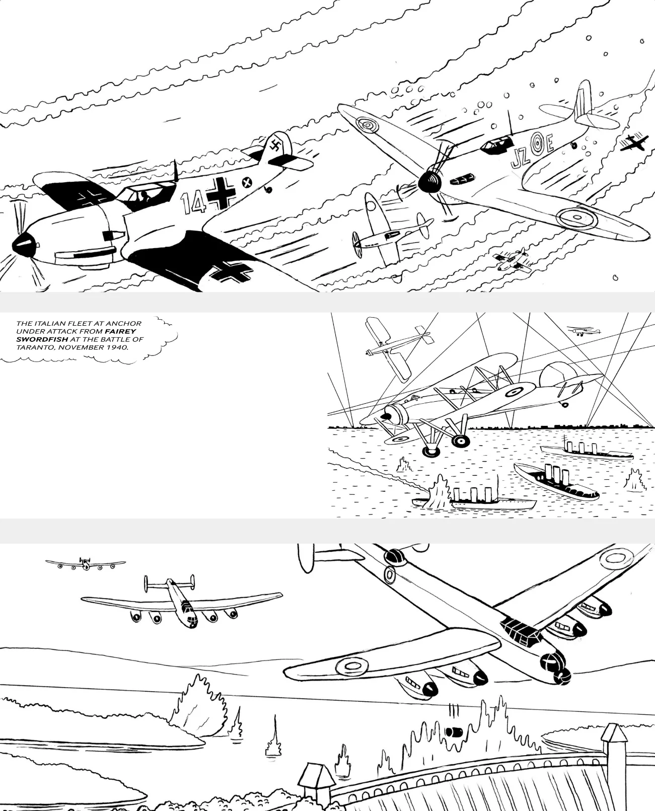 World War Two Planes Colouring Book - Image 4